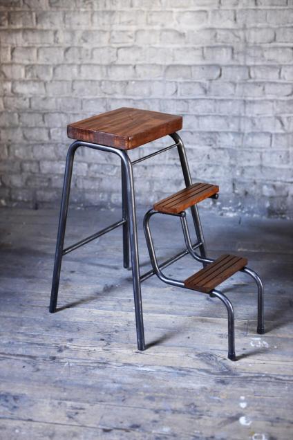 Vintage Industrial stool