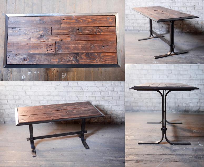 Industrial coffee table